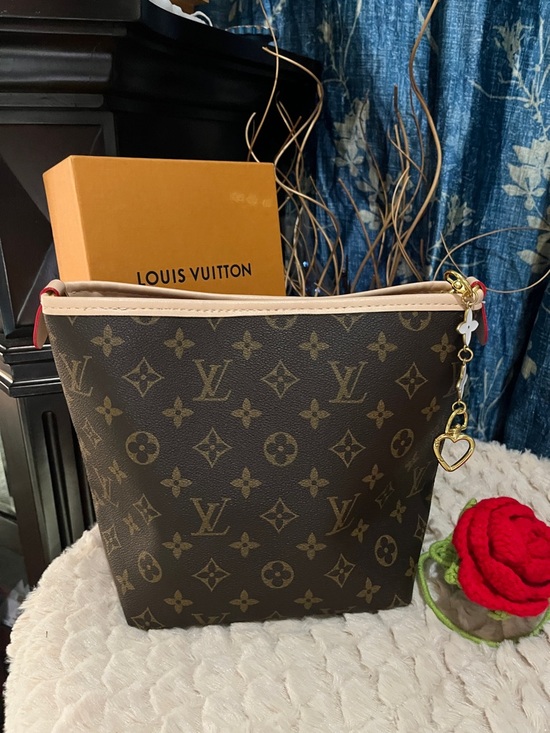 None Handbags - nwt Canvas Shoulder Bag with charm